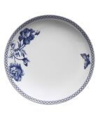 Service de table en porcelaine bleu/blanc - 24 Pièces